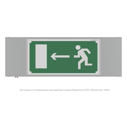 Световой указатель аварийного освещения BS-POLET-71-S1-INEXI3  a15987  Белый свет