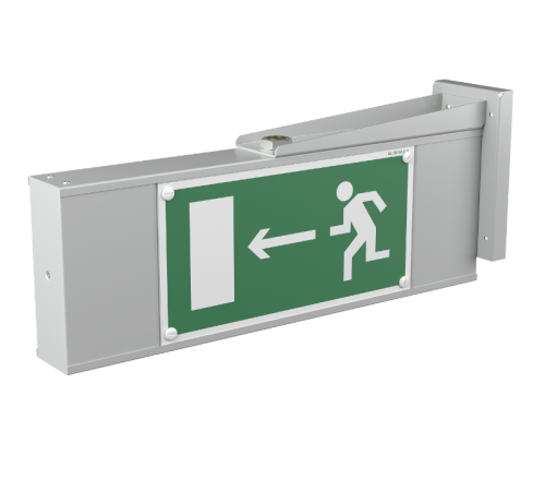 Указатель аварийный светодиодный  BS-POLET-71-S1-INEXI2 6,3Вт 1ч IP20 постоянный настенный  a15985  Белый свет