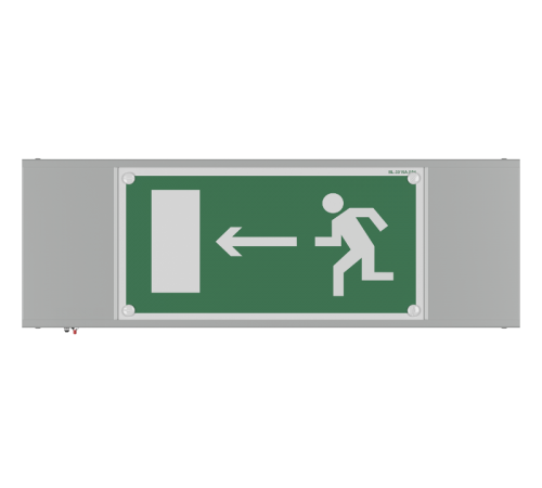 Указатель аварийный светодиодный  BS-POLET-71-S1-INEXI2 6,3Вт 1ч IP20 постоянный настенный  a15985  Белый свет