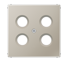 Крышка для SAT-TV-розетки; благородная сталь  ES2990-4SAT1  Jung