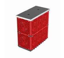 Колодец пластиковый для кабельной канализации с крышками, 750х375х750  270375  DKC