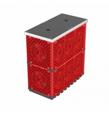 Колодец пластиковый для кабельной канализации с крышками, 750х375х750  270375  DKC