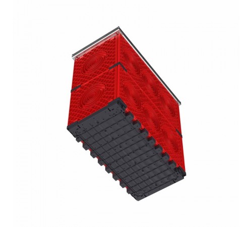 Колодец пластиковый для кабельной канализации с крышками, 750х375х750  270375  DKC