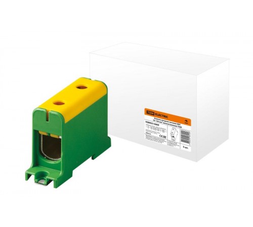 Клемма вводная силовая КВС 35-150 кв.мм. желтая/зеленая   SQ0833-0009  TDM