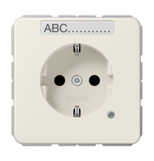 SCHUKO-розетка с полем для надписи и индикатором  CD1520BFNAKO  Jung