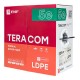 Кабель витая пара TERACOM PRO Cat.5E F/UTP 4 пары solid внешний 24AWG черный упак. 305м  TRP-5EFTP-04PE-BK-OUT3  EKF