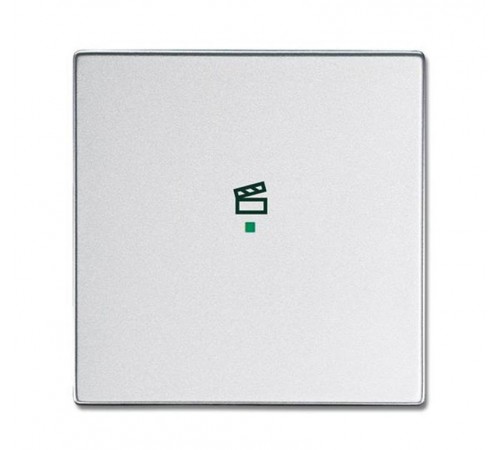 SRS-1-83 Клавиша одинарная free@home, сцена, future, серебристый алюминий6220-0-0147 ABB