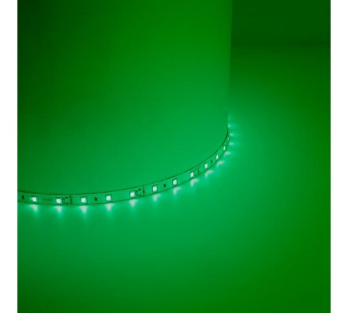 Лента светодиодная LS604/ 60SMD(2835)/м 4.8Вт/м 12V IP65 5000*8*3.8мм зеленый  27675  FERON