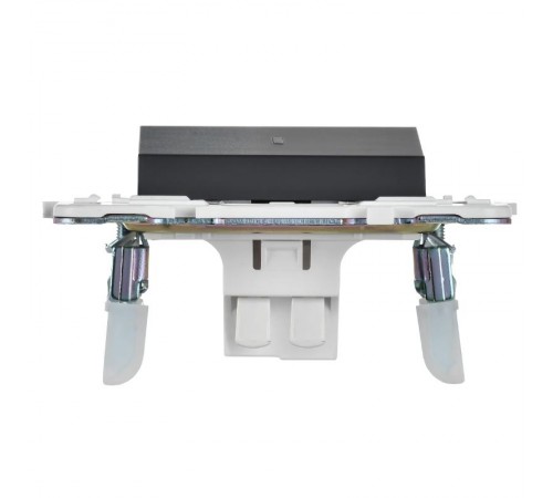 SKANDY Выключатель 1-клавишный проходной с индикацией 10А SK-V08T титан  SK-V12-1-10-K48  IEK