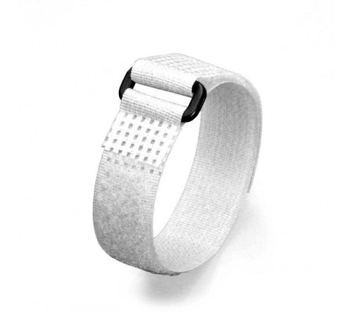 Стяжки велькро КСВ-П 25*450 (Бел)  75052  Fortisflex