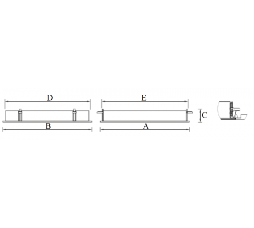 Светильник светодиодный медицинский ДВО OWP OPTIMA LED 600 (40) IP54/IP54 4000K Clip-In  1372001210  Световые Технологии