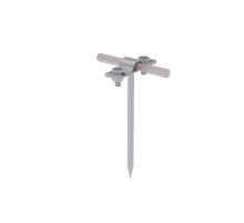 Держатель для прутка  5-10 мм забивной L180 мм  DPZ-L180-D5-10  КМ-профиль