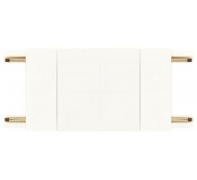 Коннектор  TRM-S5-SC WH прямой для тонкого магнитного трекового шинопровода белый  Б0059028  ЭРА