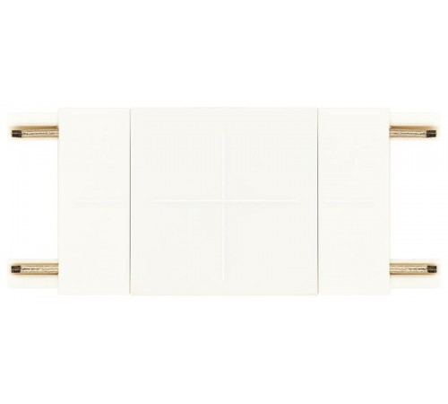 Коннектор  TRM-S5-SC WH прямой для тонкого магнитного трекового шинопровода белый  Б0059028  ЭРА