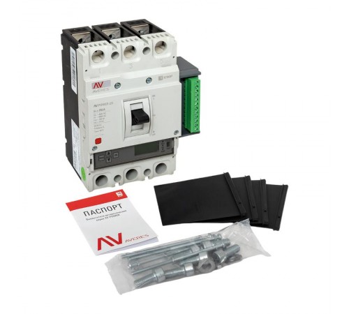 Выключатель автоматический AV POWER-2/3 250А 100kA ETU6.2 AVERES  mccb-23-250H-6.2-av  EKF