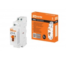 Контактор модульный с ручным управлением КМ63/2-25 2НО 230В АС  SQ0213-0100  TDM