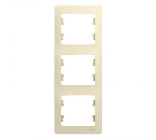 Glossa Бежевый Рамка 3-ая, вертикальная  GSL000207  SE