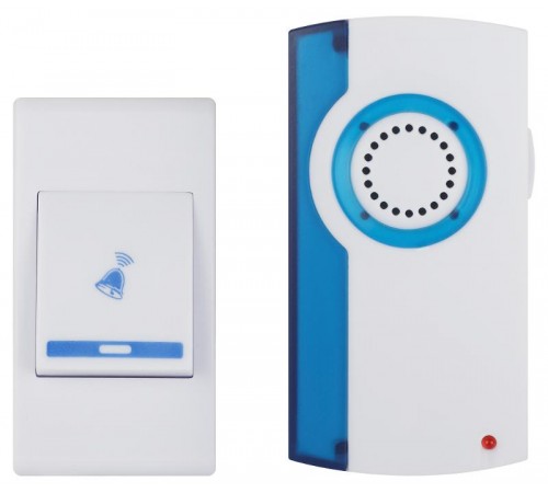 Звонок дверной A04 беспроводной, белый  Б0053278  ЭРА