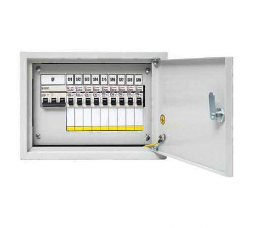 Щит осветительный ОЩВ с автоматическими выключателями 3P 1x63A 1P 9x16A  oshv-63-9  EKF