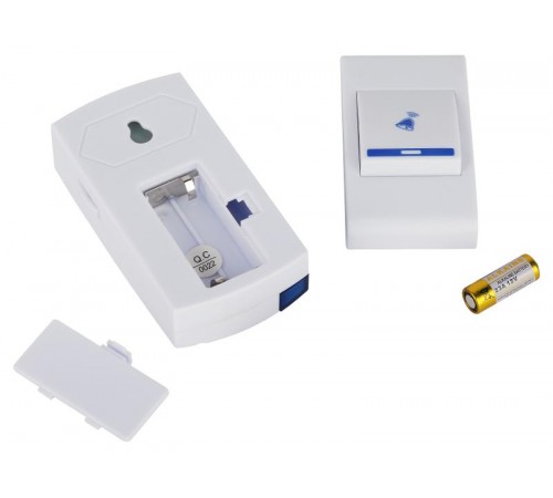 Звонок дверной A04 беспроводной, белый  Б0053278  ЭРА