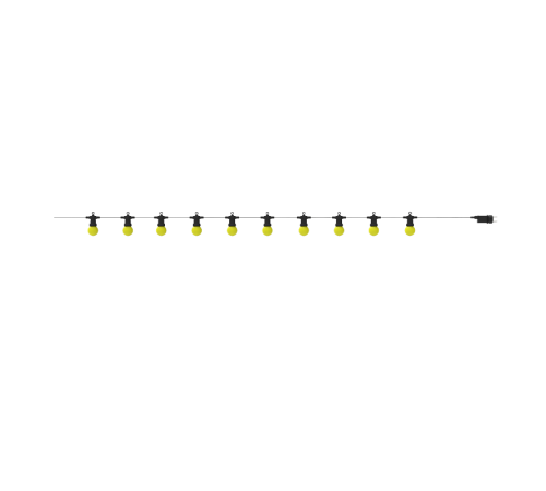 Гирлянда светодиодная "Белт Лайт" серия Holiday, 10 ламп, 7,7 м, IP44, жёлтый, 1/6  HL065  Gauss