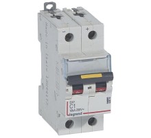 Выключатель автоматический двухполюсный DX3 DC 10000 1А C 16кА  409560  Legrand