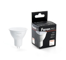 Лампа светодиодная, (10W) 230V G5.3 6400K MR16, LB-1610  38160  FERON