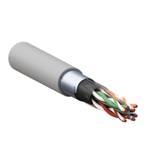 Кабель витая пара TERACOM PRO Cat.6 F/UTP 4 пары solid 23AWG нг(А)-HF серый упак. 305м  TRP-6FTP-04LSH-GY-IN3  EKF