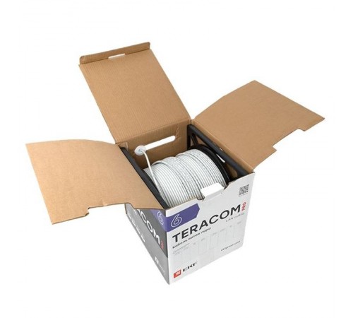 Кабель витая пара TERACOM PRO CAT.6 F/UTP 4 пары solid 23AWG цвет серый упак. 305м  TRP-6FTP-04PVC-GY-IN3  EKF