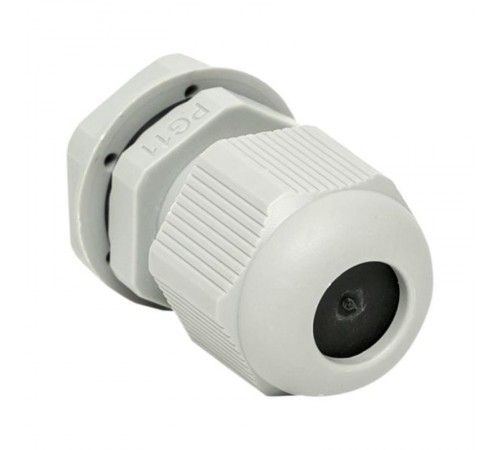 Сальник PG11 IP54 (20 шт) d отв. 18 мм / d провод. 5-10 мм  plc-pg-11-r   EKF 