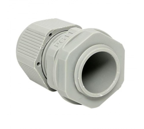 Сальник PG11 IP54 (20 шт) d отв. 18 мм / d провод. 5-10 мм  plc-pg-11-r   EKF 