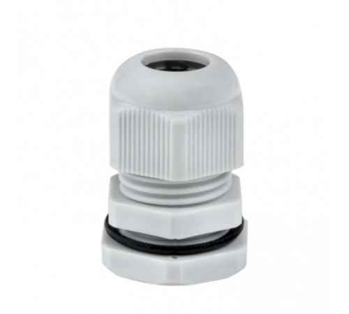 Сальник PG11 IP54 (20 шт) d отв. 18 мм / d провод. 5-10 мм  plc-pg-11-r   EKF 