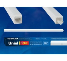 Светильник светодиодный линейный T5 c выключателем ULI-E01-10W/NW/K WHITE 4000K 850Лм белый  UL-00002727  Uniel