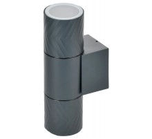 Светильник уличный 5108 настенный 2хGU10 IP65 серый  LT-UBU0-5108-GU10-2-K03  IEK