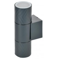 Светильник уличный 5108 настенный 2хGU10 IP65 серый  LT-UBU0-5108-GU10-2-K03  IEK