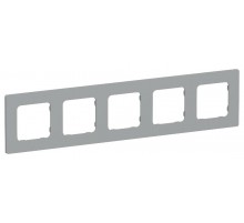 FLITE Classic Рамка 5-ая РУ-5-К-ФлС серый  FI-M52-32-20-K03  IEK