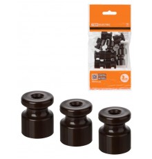 Изолятор пластиковый коричневый (10 шт)  SQ2804-0002  TDM