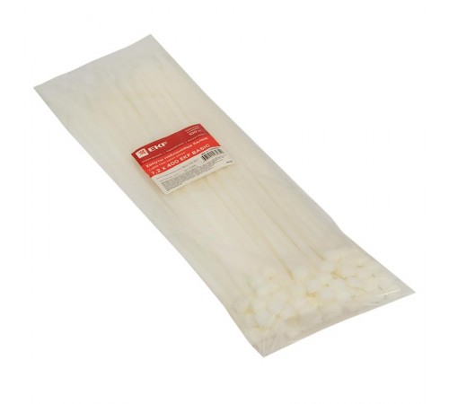 Хомут нейлоновый 7,2х400 (уп./100шт) EKF Simple  plc-c-7.2x400  EKF