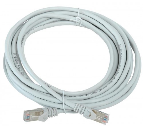 Шнур коммутационный кат. 5Е FTP 5м серый  PC01-C5EF-5M-G  GENERICA