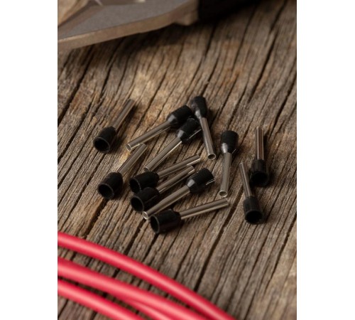 Наконечник штыревой втулочный изолированный НШвИ 1,5-12 (50шт.) EKF PROxima  nhvi-1.5-12  EKF