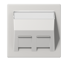 накладка для модульных разъемов LS569-30BFPLLG Jung