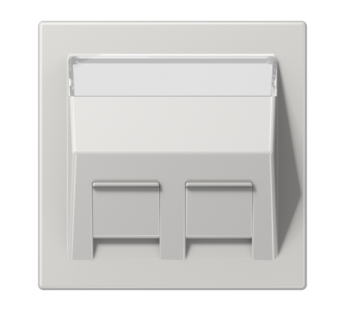 накладка для модульных разъемов LS569-30BFPLLG Jung