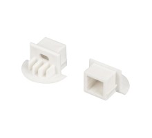 Заглушка для PDS-F белая с отверстием  026207  Arlight