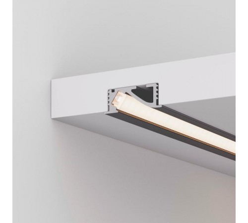 Профиль SL-BEVEL-W21-F-2000 ANOD BLACK (ARL, Алюминий) 048997 Arlight