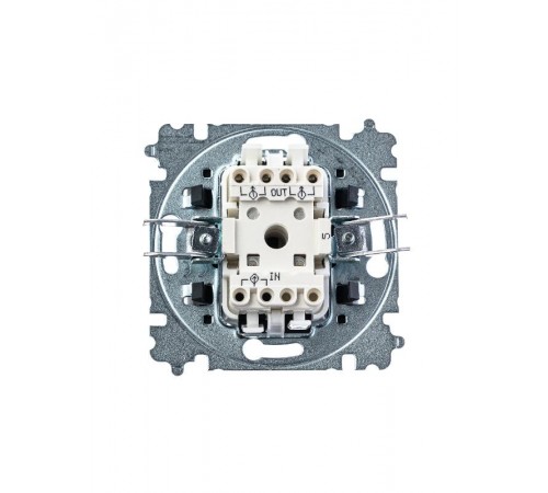 ABB Levit Слоновая кость / белый Выключатель 2-кл.  3559H-A05445 17W  2CHH590545A6017  ABB