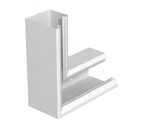 Плоский угол кабельного канала Rapid 80 133x110 мм (сталь,белый) (GEK-SAFS133110P)  6282720  OBO Bettermann