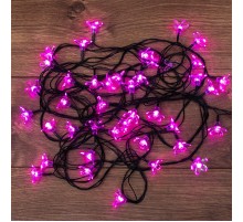 Гирлянда светодиодная "Цветы Сакуры" 50 LED РОЗОВЫЕ 7 метров с контроллером  303-038  NEON-NIGHT