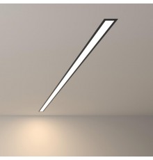 Светильник светодиодный встраиваемый линейный 128см 25W 4200К черный матовый (100-300-128)  a040154  Elektrostandard