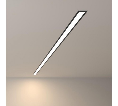 Светильник светодиодный встраиваемый линейный 128см 25W 4200К черный матовый (100-300-128)  a040154  Elektrostandard