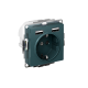 AtlasDesign Изумруд Розетка 16А c 2 USB A+A, 5В/2,4 А, 2х5В/1,2 А, механизм  ATN000830  SE